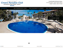 Tablet Screenshot of crownparadisevallarta.com